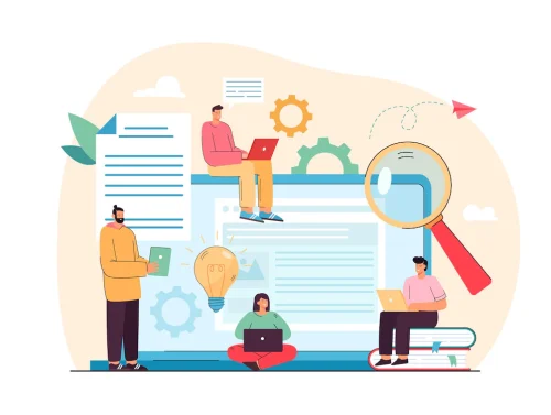 tiny-content-writers-creating-web-articles-flat-illustration_74855-15537